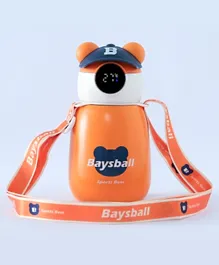 Baseball Bear Sipper Bottle Orange - 450mL