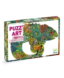 Djeco Wooden Chameleon Puzzle Art Set - 150 Pieces