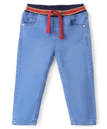 بيبي هاغ - بنطال جينز رياضي بطول كامل - أزرق فاتح