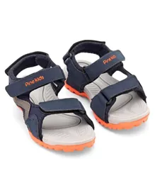 Pine Kids Velcro Closure Sandals - Blue