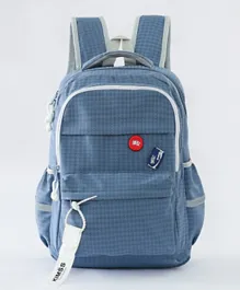 حقيبة ظهربشعار من فاب اند فانكي زرقاء - 18 بوصة