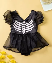 SAPS Skeleton Dress Halloween Costume - Black