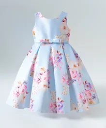 كووكي كيدز فستان حفلات بطبعة زهور - أزرق