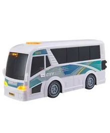 Teamsterz Mighty Moverz USA Bus - White
