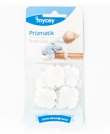 Mycey Outlet Caps - White