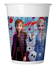 Procos Plastic Cups Frozen 2 Disney 200mL - Pack of 8