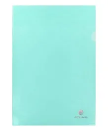 Atlas Clear Folder PP A4 Green - Assorted