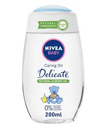 Nivea Delicate Baby Caring Oil - 200mL
