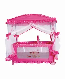 Babylove Playpen With Mosquito Net  -27-930M3 - Pink