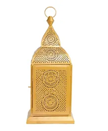 Hilalful - Golden Authentic Handmade Chakra Lantern - Medium