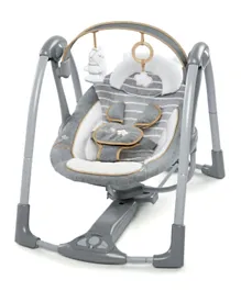 Ingenuity-21-Boutique Collection™ Swing 'n Go Portable Swing™ - Bella Teddy™