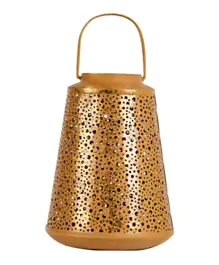 Hilalful - Polka-Dot Carved Golden Lantern