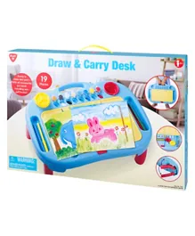 Playgo Draw & Carry Desk - 19 Pieces