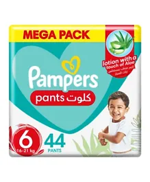 Pampers Baby-Dry Pants with Aloe Vera Lotion Mega Pack Size 6 - 44 Pieces