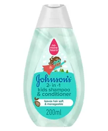 Johnson & Johnson 2 in 1 Kids Shampoo & Conditioner - 200mL