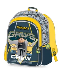 Minions - Backpack 2 Main Compartments and 2 Side Pockets - 16 inches