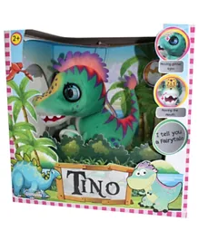 Bambolina  Plush Tino With Moving Eyes Mouth & Three Fairy Tales Total 9 Minutes - English Version