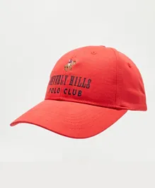 بيفرلي هيلز بولو كلوب - قبعة للاولاد - حمراء