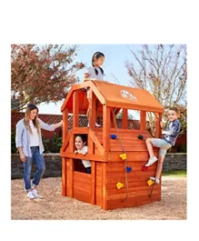 Little Tikes Real Wood Adventures Outdoor Wooden Climb House