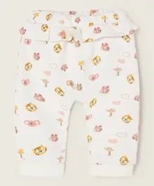 Zippy All Over Printed Pants - White