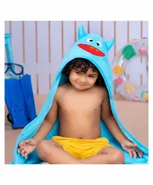 Rabitat Kids Embroidered 3D Hooded Towel - Monster