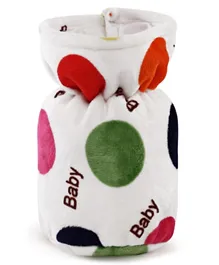 Babyhug Feeding Bottle Cover Polka Print Medium - Multicolour
