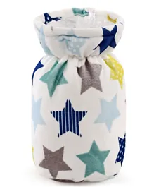 Babyhug Feeding Bottle Cover Stars Print Medium - Blue