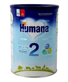هيومانا - تركيبة حليب فولو أون خالية من المواد المعدلة وراثيًا مرحلة 2 - 400 جرام
