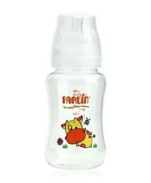 Farlin P5 Wide-Neck Feeding Bottle 300ml-Shrink - Orange