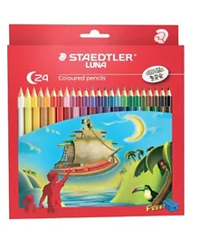 ستيدتلر - طقم أقلام لونا 24 لوناً مع مبراة أقلام مجانية