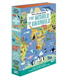 Sassi Travel Learn And Explore  The World Of Animals - 200 Pieces