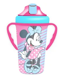 Disney Minnie Mouse Insulated Straw Sippy Cup With Handle - 360ml