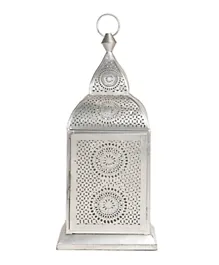 Hilalful - Silver Authentic Handmade Chakra Lantern - Medium