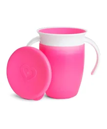 Munchkin - Miracle 360° Trainer Cup with Lid 1pk - Pink