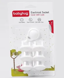 Babyhug Plug Protector Set Of 7 - White