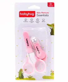 Babyhug Scissors and Nail Clipper Set - Pink