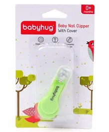 Babyhug Nail Clipper with Cover - Green
