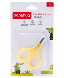 Babyhug Nail Scissor With Cover - Yellow