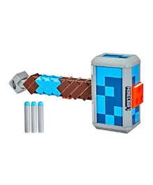 Nerf Minecraft Stormlander Dart-Blasting Hammer