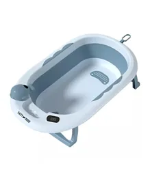 ايزي كيدز - حوض استحمام قابل للطي يمكن التحكم بدرجة حرارته - أزرق