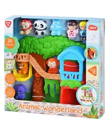 Playgo - Animal Wonderland - Battery Operated - 20 Pcs