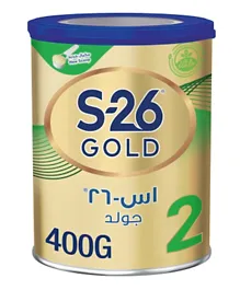 حليب الأطفال الذهبي المرحلة 2 من S-26 - 400 جرام