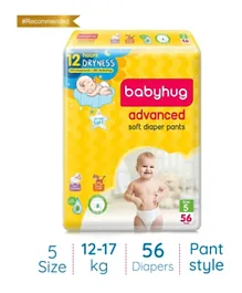 Babyhug Advanced Pant Style Diapers Size 5 - 56 Pieces