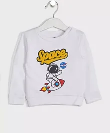 NASA Astronaut Sweatshirt - White
