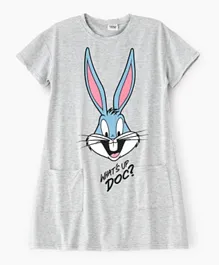 Warner Bros Bugs Bunny Dress - Grey