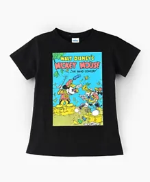 Disney Mickey Mouse Concert T-Shirt - Black