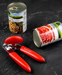 Betty Crocker Stainless Steel Can Opener Red