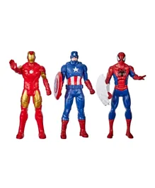 Marvel Classics Iron Man, Captain America & Spiderman Action Figures - 6 Inch