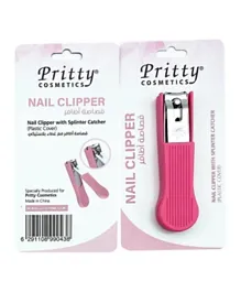 Pritty - Baby Nail Clipper With Splinter Catcher Pink