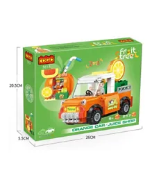 International Toys - Orange Car/Juice Shop Block Set - 217 Pcs
